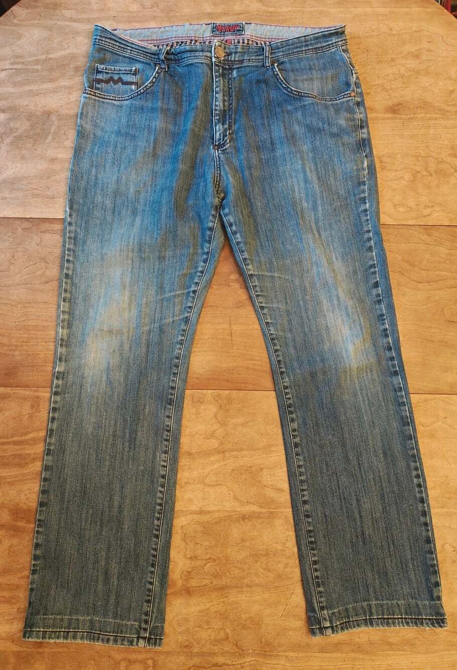 Mens Marcello Sport Stretch Denim Straight Fit Jeans